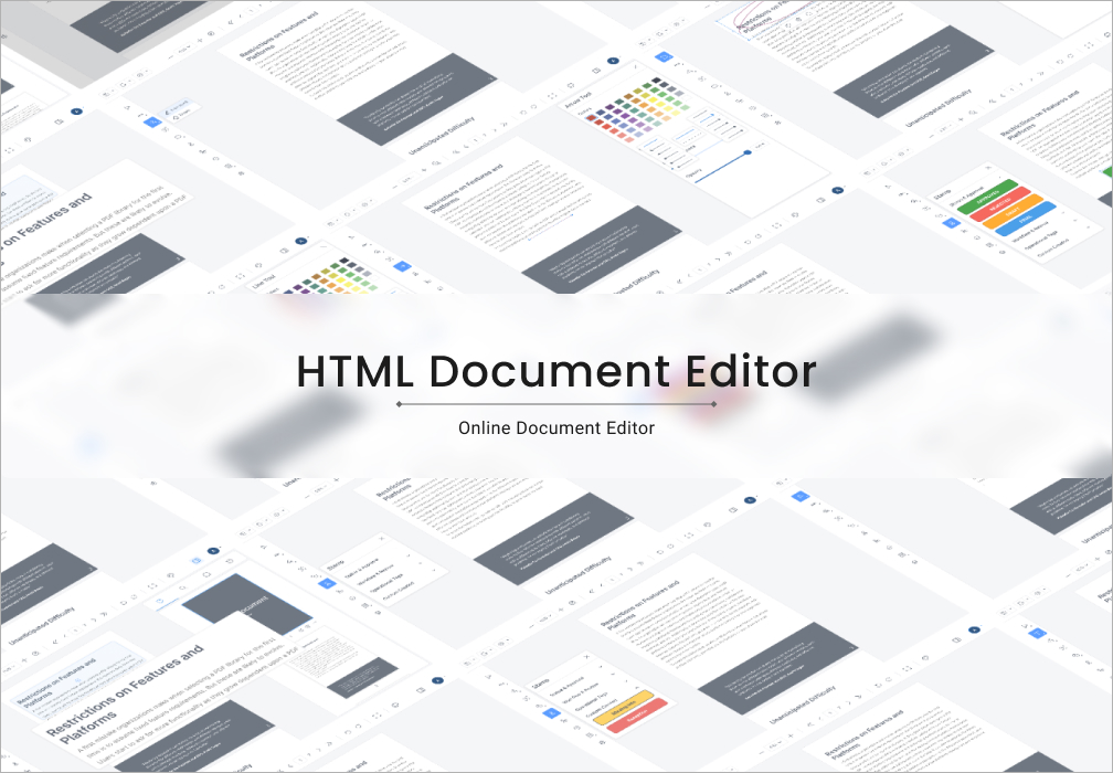 HTML Document Editor